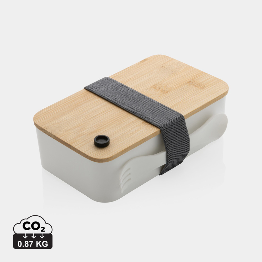 Logo trade promotional merchandise picture of: RCS RPP lunchbox with bamboo lid