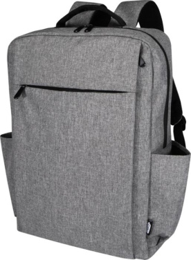 Logo trade promotional products picture of: Libra 15” GRS recycled laptop backpack 15L