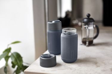 Logo trade business gifts image of: Black+Blum Glass Travel Cup 340ML