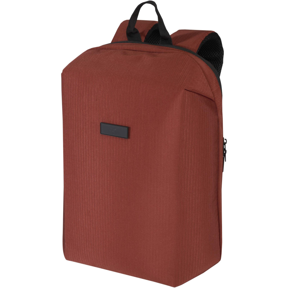 Logo trade business gifts image of: Luma 15" GRS recycled anti-theft laptop backpack 10L