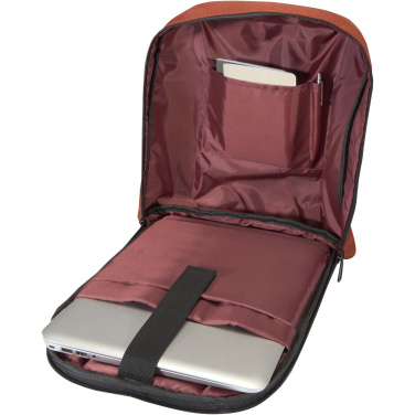 Logo trade promotional merchandise image of: Luma 15" GRS recycled anti-theft laptop backpack 10L