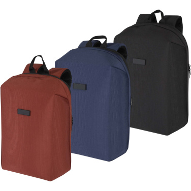Logotrade promotional giveaway image of: Luma 15" GRS recycled anti-theft laptop backpack 10L
