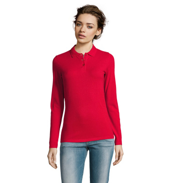 Logo trade promotional product photo of: PERFECT WOMEN LSL POLO  180