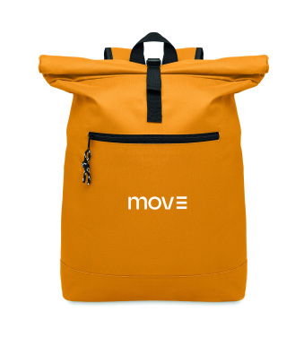 Logotrade promotional merchandise image of: 600Dpolyester rolltop backpack