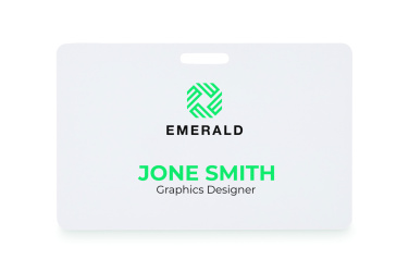 Logotrade corporate gift image of: Lanyard badge 54 x 86mm