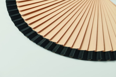 Logo trade promotional items picture of: Wooden hand fan