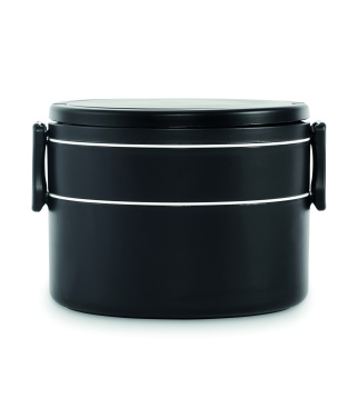 Logo trade promotional gifts picture of: PP two-tier lunch box 950 ml