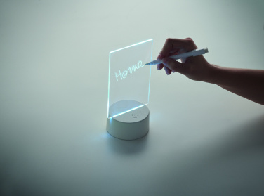 Logo trade advertising product photo of: Light-up LED memo board