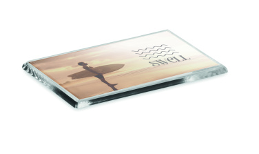 Logo trade promotional merchandise image of: Acrylic photo magnet rectangula