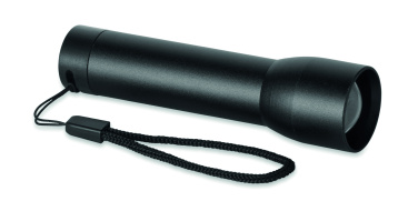 Logo trade promotional giveaways image of: Aluminium rechargeable torch