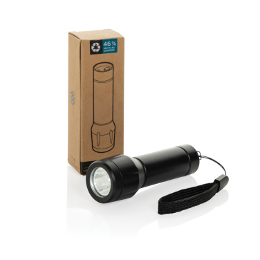 Logo trade promotional items image of: Flara RSC recycled plastic USB-rechargeable torch