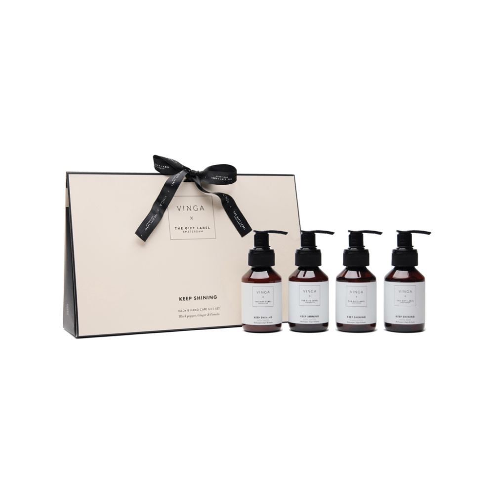 Logotrade business gift image of: VINGA x TGL body and hand care gift set