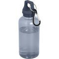 Oregon 400 ml RCS certified recycled plastic water bottle with carabiner, Hale Blue