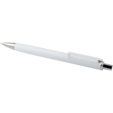Logo trade promotional merchandise photo of: Feld RCS recycled ballpoint pen with metallic finish (black ink)