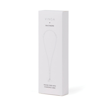 Logo trade corporate gift photo of: VINGA Baltimore RCS Phone cord With Charging Cable