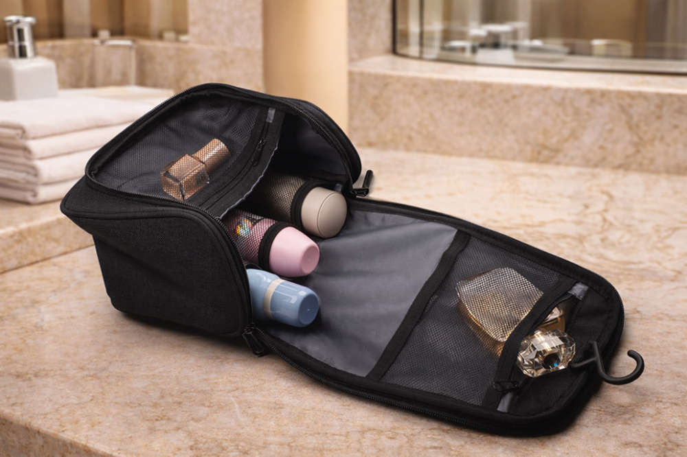 Logo trade corporate gifts image of: Cosmetic bag 235008735