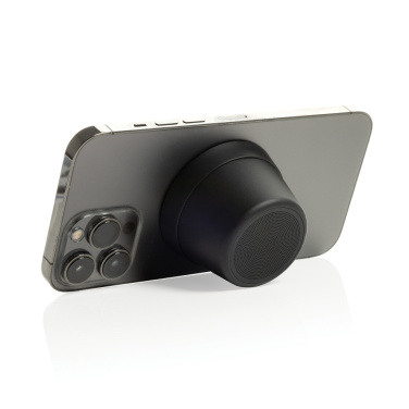Logotrade promotional product image of: Nivio RCS recycled aluminum magnetic 5W Speaker