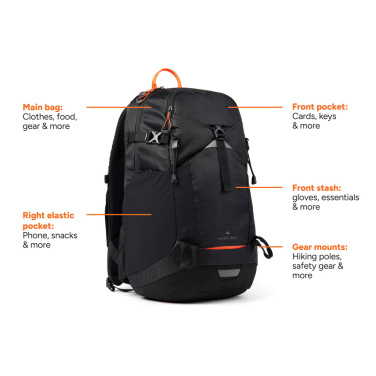 Logo trade promotional giveaway photo of: Nordic Drift Trail RCS backpack 24L