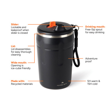 Logo trade promotional items picture of: Nordic Drift Trail RCS Lockable And Leakproof Coffee Mug 350