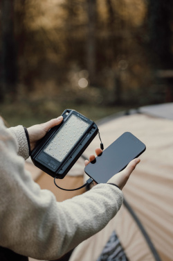 Logotrade promotional merchandise image of: Nordic Drift Titan 10.000mAh solar powerbank with 3 panels