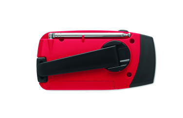 Logotrade promotional item image of: Portable radio SOS with LED torch