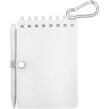 Logo trade promotional product photo of: Lig Mini recycled outdoor soft cover notebook and ballpoint pen set (black ink)