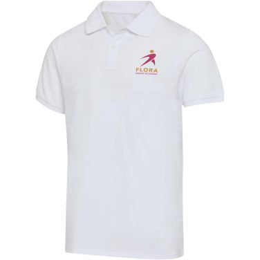 Logo trade promotional items picture of: Beryl 220 g/m² short sleeve unisex OCS organic recycled polo