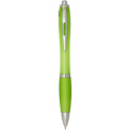Nash RCS recycled plastic ballpoint pen (blue ink), Lime