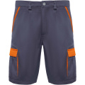 Tahoe 250 g/m2 workwear shorts, Lead / Orange