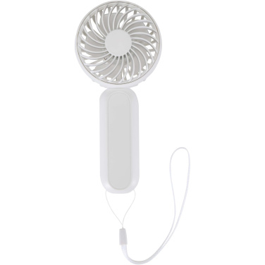 Logo trade promotional giveaway photo of: Aervia recycled plastic portable fan