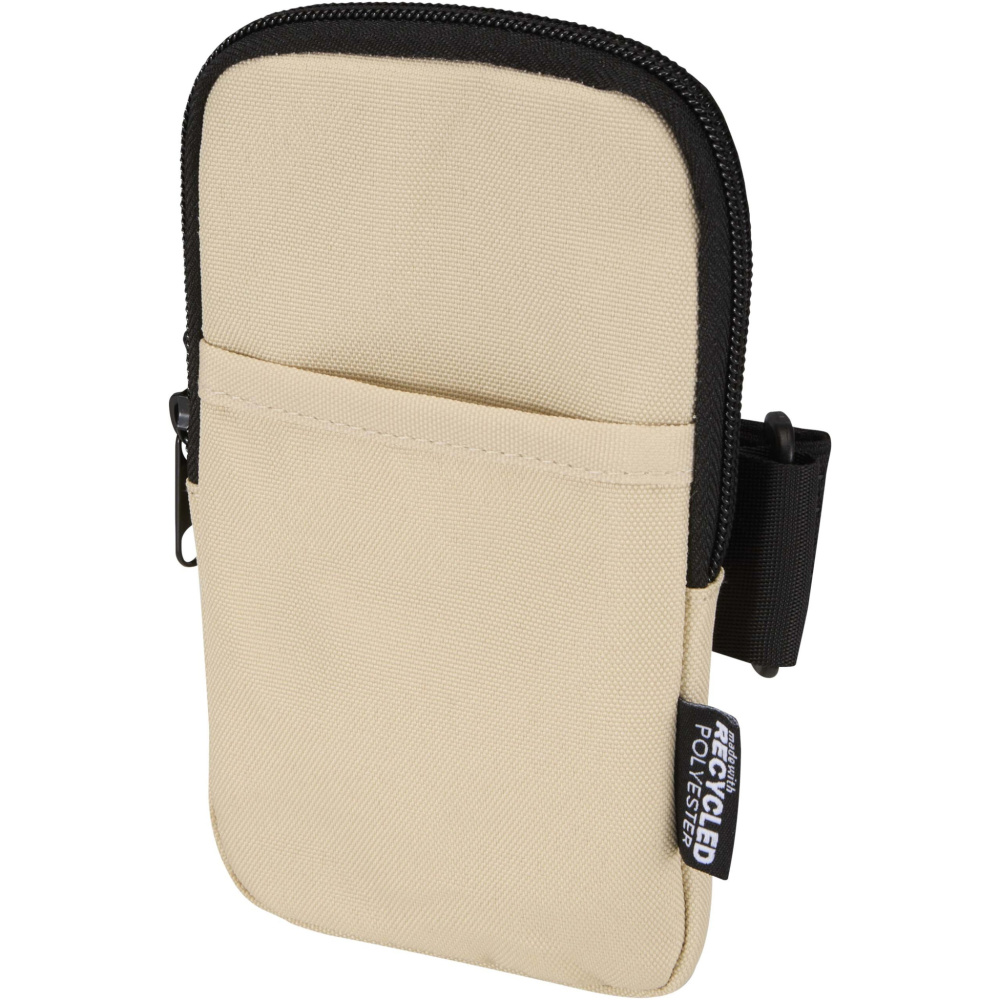 Logo trade promotional merchandise picture of: Byron GRS recycled bottle pouch