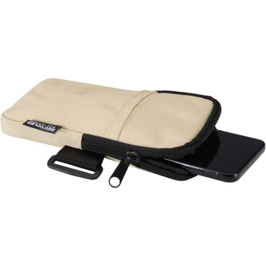 Logo trade advertising products image of: Byron GRS recycled bottle pouch