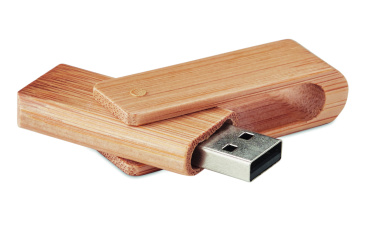Logo trade advertising products image of: Bamboo USB