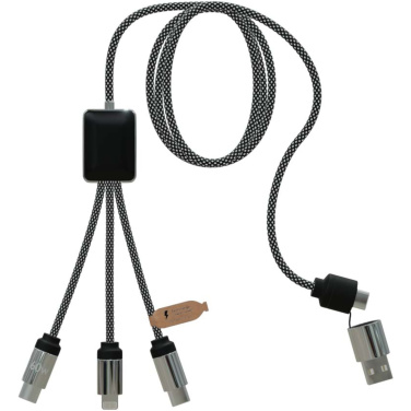 Logotrade promotional products photo of: SCX.design C33 60W Type-C charging cable with dual light-up logo 