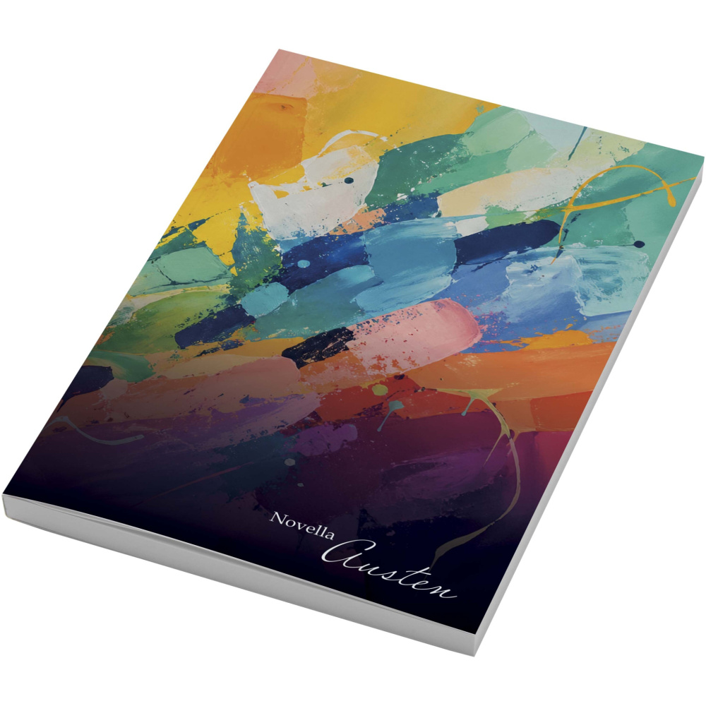 Logo trade business gift photo of: Novella Austen A5 soft cover notebook - 100 sheets