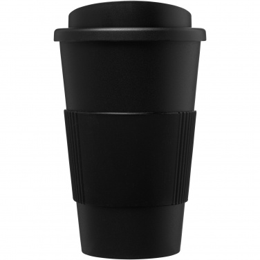 Logo trade ärikingi pilt: Americano® 350 ml silikoonist võruga kohvitops