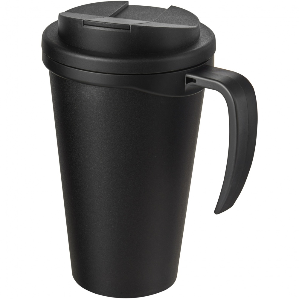 Logo trade meene pilt: Americano® Grande 350 ml kruus lekkekindla kaane ja sangaga