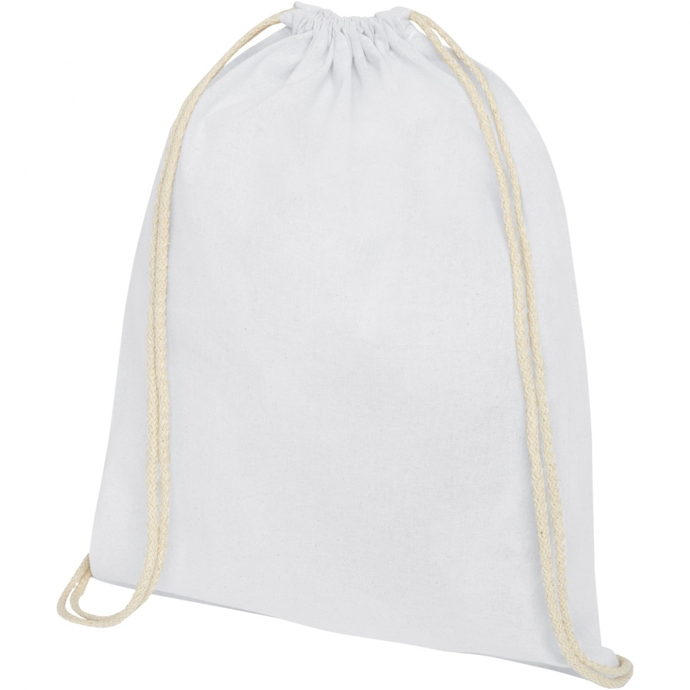 Logotrade ärikingituse foto: Oregon 140 g/m² puuvillane pingutusnööriga seljakott 5L
