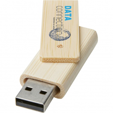 Logo trade firmakingid foto: Pöörake 4 GB bambusest USB-mälupulka