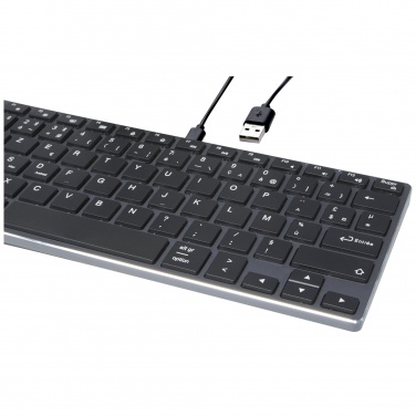 Logotrade firmakingituse foto: Hübriidjõudlusega Bluetooth-klaviatuur – AZERTY
