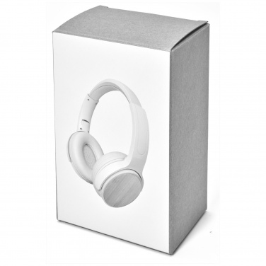 Logotrade reklaamkingituse foto: Athose bambusest Bluetooth® kõrvaklapid mikrofoniga