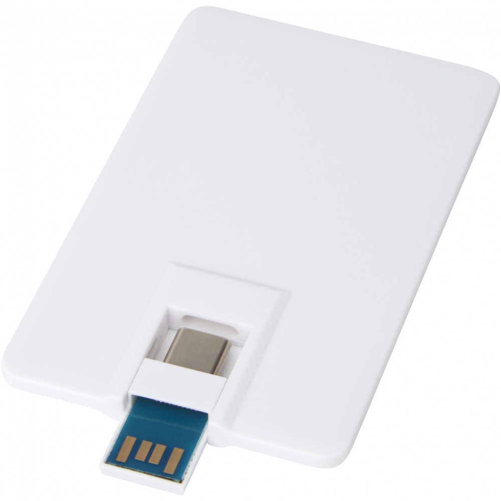 Logotrade firmakingi foto: Duo õhuke 32 GB USB-draiv koos Type-C ja USB-A 3.0-ga