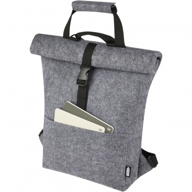 Logotrade reklaamkingitused pilt: Felta GRS taaskasutatud vildist roll-top rattakott 13L