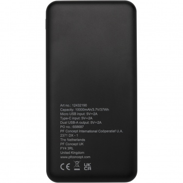 Logotrade ärikingi foto: Loop 10 000 mAh taaskasutatud plastist toitepank 