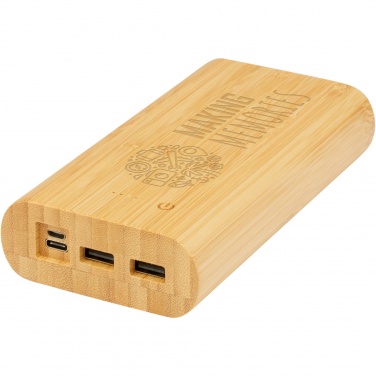 Logotrade meened pilt: Tulda 20 000 mAh bambusest akupank