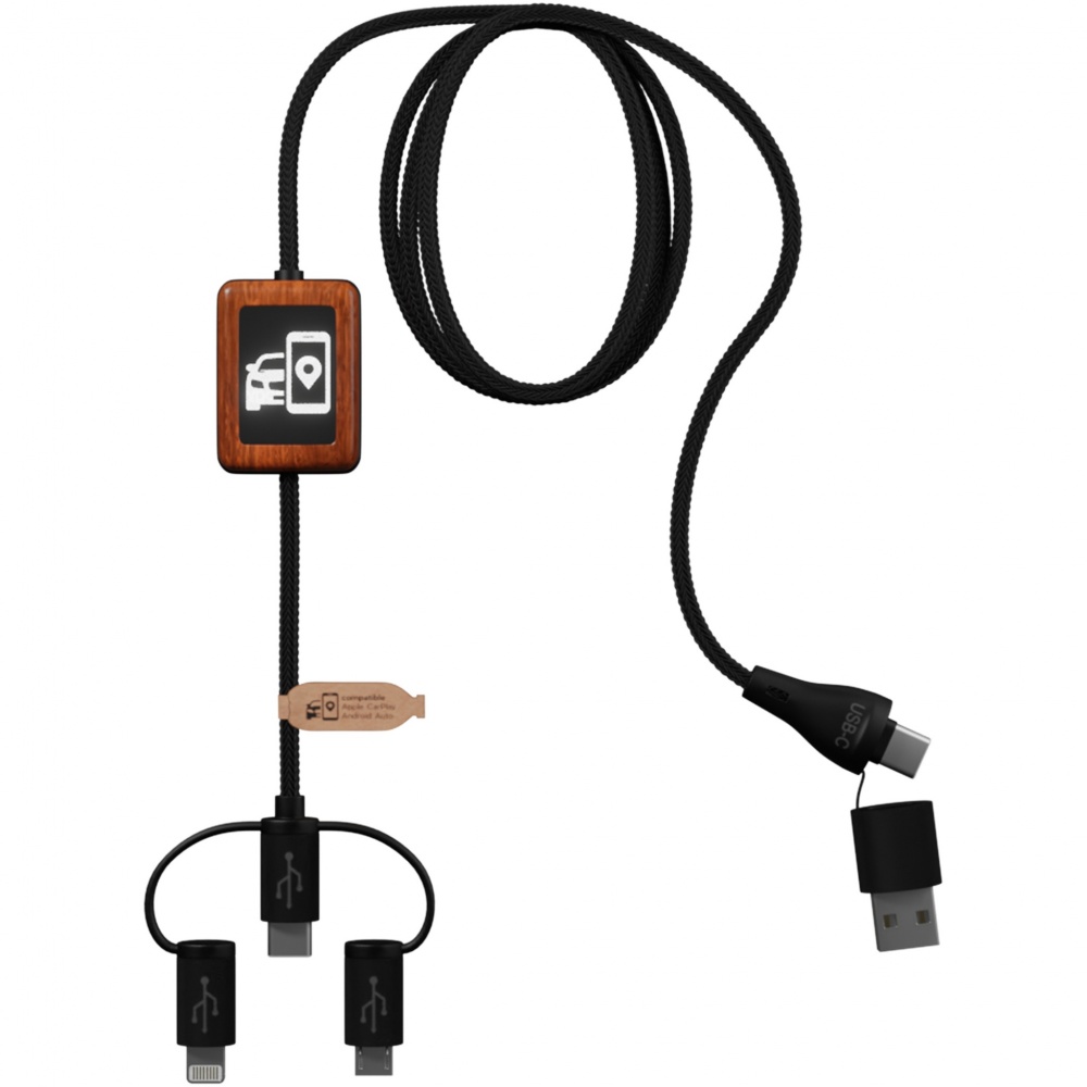 Logotrade reklaamkingi foto: SCX.design C46 5-in-1 CarPlay kaabel