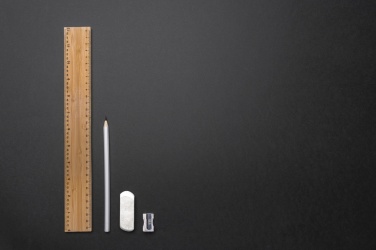 Logotrade firmakingi foto: Timbersoni eriti paks 30 cm kahepoolne bambusest joonlaud