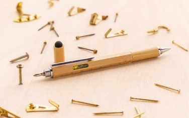 Logotrade firmakingitused pilt: Bambusest 5-in-1 tööriistapliiats