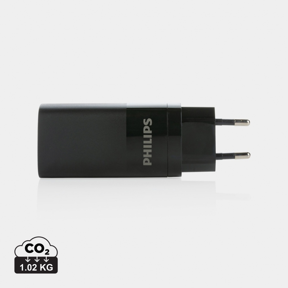 Logotrade ärikingi foto: Philipsi 65 W ülikiire PD 3-pordiline USB seinalaadija
