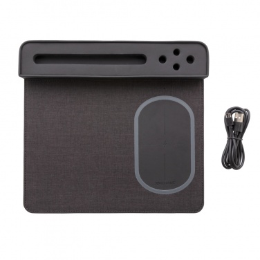 Logo trade ärikingi pilt: Air hiirematt 5W juhtmevaba laadimise ja USB-ga